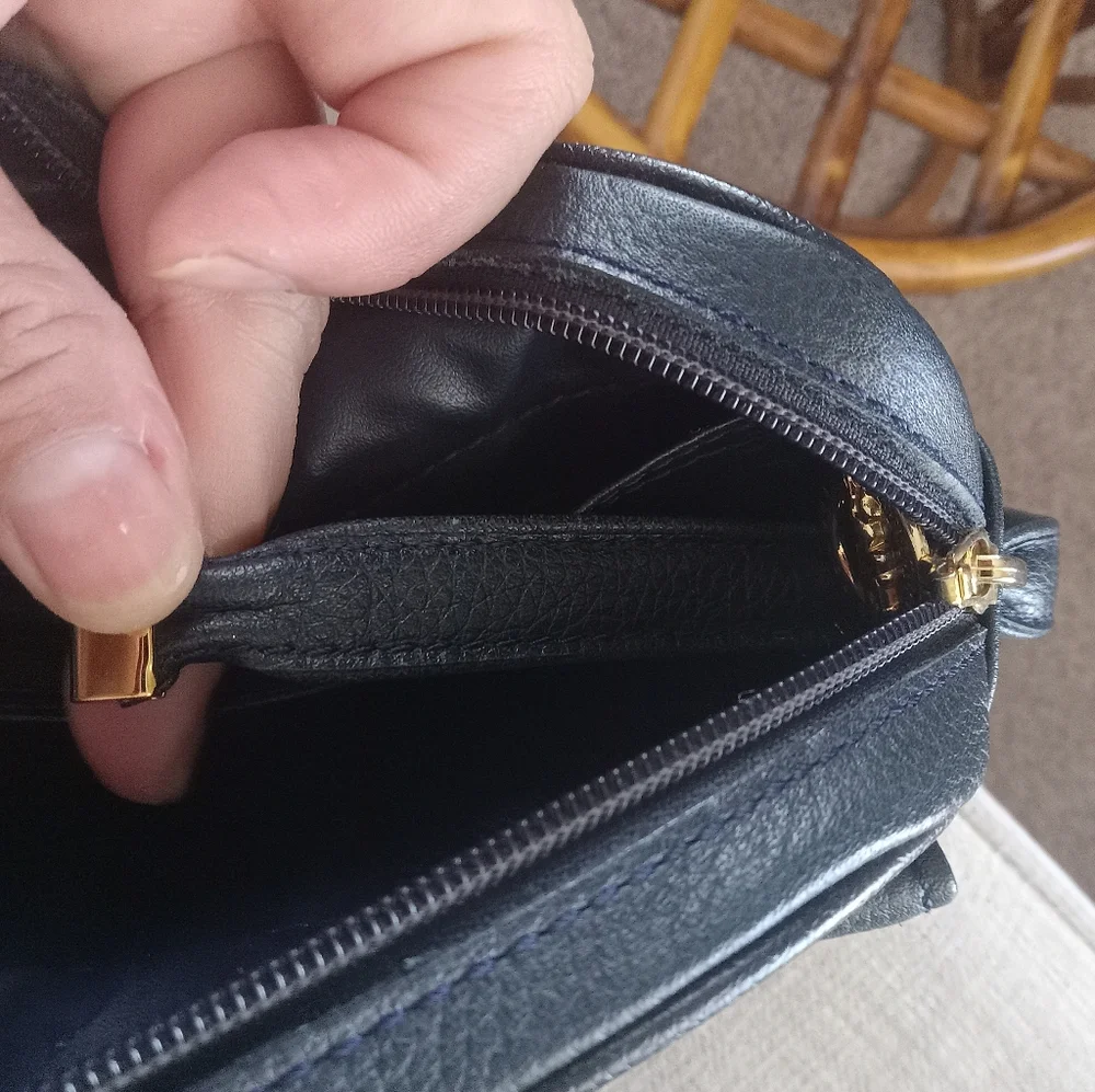 Longchamp Navy Blue Crossbody Bag
